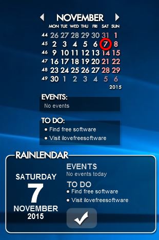 free event calendar widgets